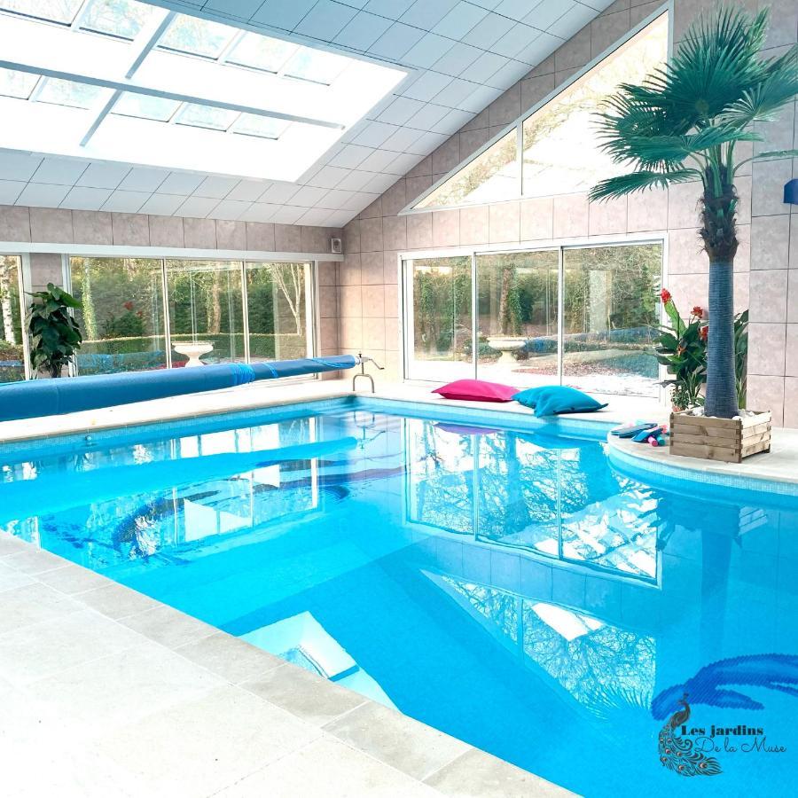 Les Jardins De La Muse, Piscine Couverte, Spa Et Fitness Basse-Goulaine Luaran gambar