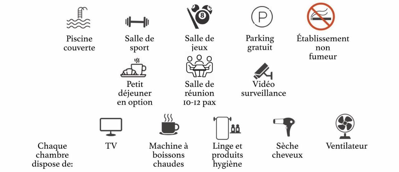 Les Jardins De La Muse, Piscine Couverte, Spa Et Fitness Basse-Goulaine Luaran gambar